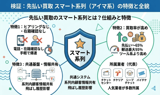 先払い買取のスマート系列とは？仕組みと特徴